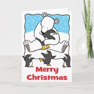Cartes Pour Fêtes Annuelles Un étreinte de Noël