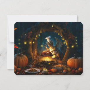Cartes Pour Fêtes Annuelles Un festin de Friendsgiving vous attend