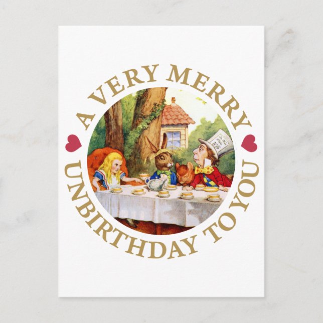 CARTES POUR FÊTES ANNUELLES UN JOLI ANNIVERSAIRE POUR VOUS ! (Devant)