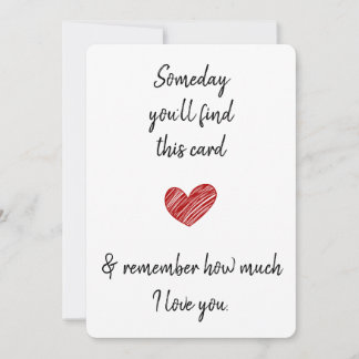 Cartes Pour Fêtes Annuelles Un jour vous trouverez ce mari femme partenaire