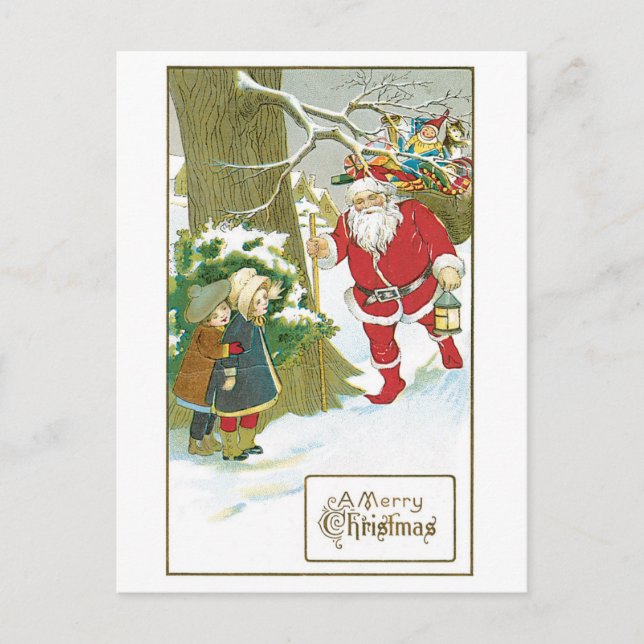 Cartes Pour Fêtes Annuelles Un joyeux Noël (Devant)
