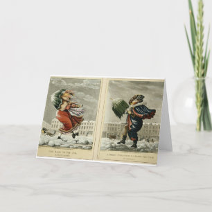 Cartes Pour Fêtes Annuelles Un Joyeux Noël et une bonne année à Londres :