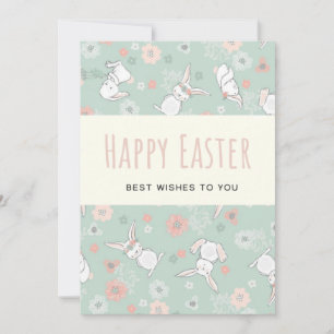Cartes Pour Fêtes Annuelles Un lapin T'Aime Laisser Une Photo Joyeuse Pâques 
