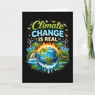 Cartes Pour Fêtes Annuelles Un monde qui se réchauffe
