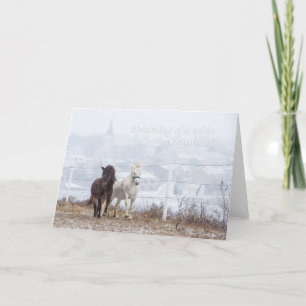 Cartes Pour Fêtes Annuelles Un Noël blanc ?