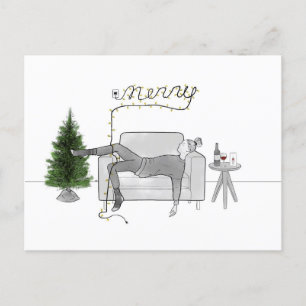 Cartes Pour Fêtes Annuelles Un Noël de fille unique