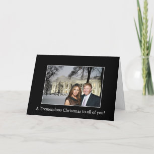 Cartes Pour Fêtes Annuelles Un Noël formidable de Donald et Melania