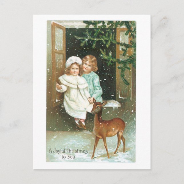 Cartes Pour Fêtes Annuelles Un Noël joyeux pour vous (Devant)