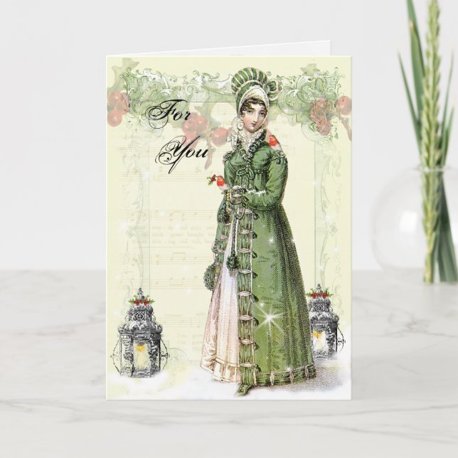 Cartes Pour Fêtes Annuelles Un Noel Joyeux Pour Vous (Devant)