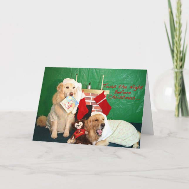 Cartes Pour Fêtes Annuelles Un Petit Noël Cosy Et Réducteur D'Or (Devant)