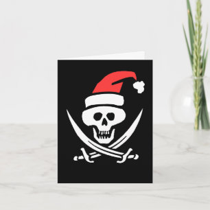 Cartes Pour Fêtes Annuelles Un pirate de Noël