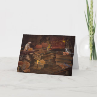 Cartes Pour Fêtes Annuelles Un rassemblement d'action de grâces