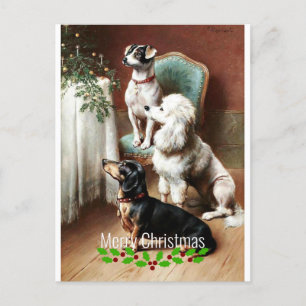 Cartes Pour Fêtes Annuelles Un régal de Noël, peinture d'art