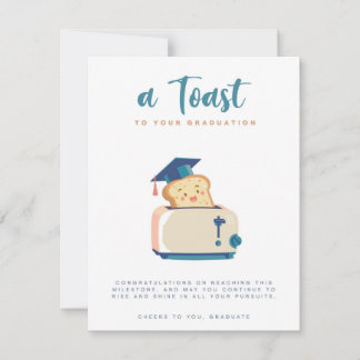 Cartes Pour Fêtes Annuelles Un toast à votre fiche de voeux pour l'obtention d