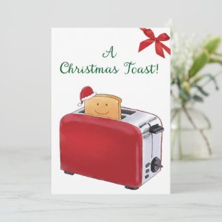 Cartes Pour Fêtes Annuelles Un toast de Noël !