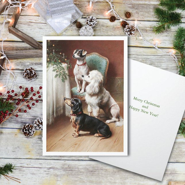 Cartes Pour Fêtes Annuelles Un traitement de Noël Carl Reichert (Créateur téléchargé)