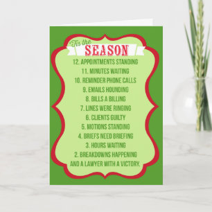 Cartes Pour Fêtes Annuelles Un très avocat Noël