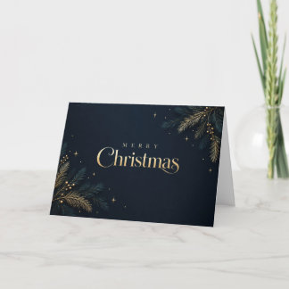 Cartes Pour Fêtes Annuelles Un vœu de Noël à minuit