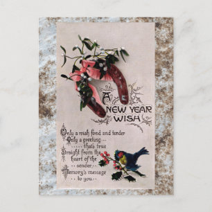 Cartes Pour Fêtes Annuelles Un voeu de Nouvel An