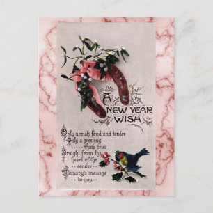 Cartes Pour Fêtes Annuelles Un voeu de Nouvel An