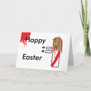 Cartes Pour Fêtes Annuelles Un zombie Jésus Pâques