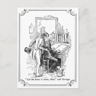 Cartes Pour Fêtes Annuelles Une Carol de Noël : Laissez-la tranquille