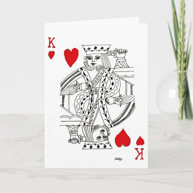 Cartes Pour Fêtes Annuelles Une expression d'amour pour lui (Devant)