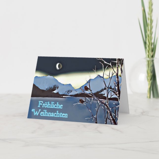 Cartes Pour Fêtes Annuelles Une longue nuit froide - Fröhliche Weihnachten (Devant)
