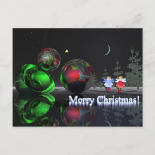 Cartes Pour Fêtes Annuelles Une nuit de noël magique