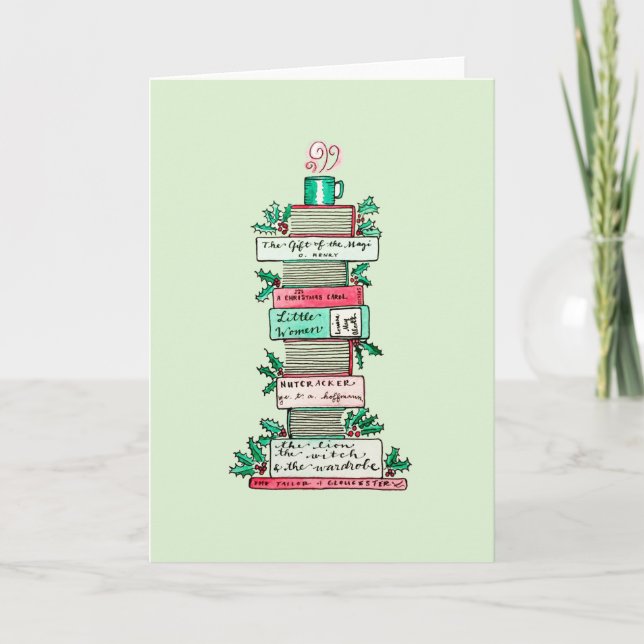 Cartes Pour Fêtes Annuelles Une pile de classiques de vacances (Devant)