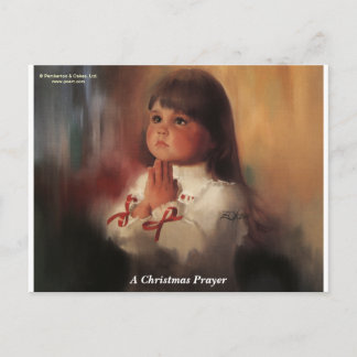 Cartes Pour Fêtes Annuelles Une prière de Noël
