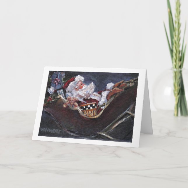 Cartes Pour Fêtes Annuelles Une torsion moderne sur Noël traditionnel (Devant)