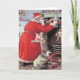 Cartes Pour Fêtes Annuelles Une visite de Saint-Nicolas
