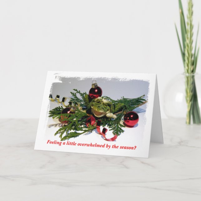 Cartes Pour Fêtes Annuelles Unfrogettable (Devant)