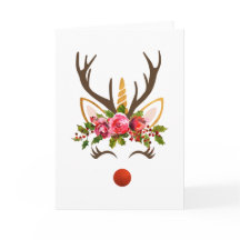 Unicorn Antler / Fleurs de Noël