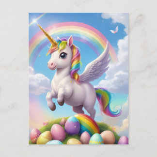 Cartes Pour Fêtes Annuelles Unicorne magique de Pâques