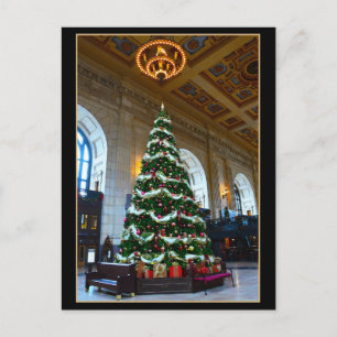 Cartes Pour Fêtes Annuelles Union Station Christmas Tree, Kansas City Missouri