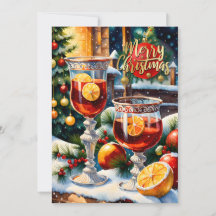 Unique and joyful Christmas card