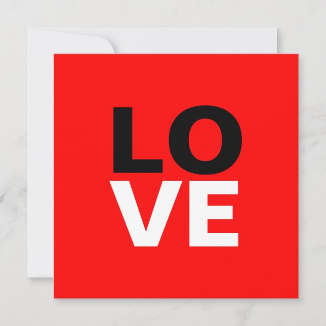 Cartes Pour Fêtes Annuelles Unique Arrière - plan rouge amour romance (Devant)