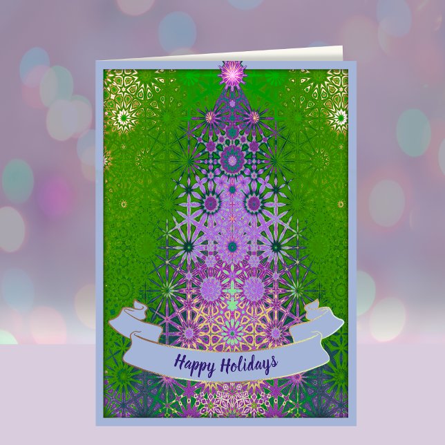 Cartes Pour Fêtes Annuelles Unique élégant sapin de Noël contemporain (Créateur téléchargé)