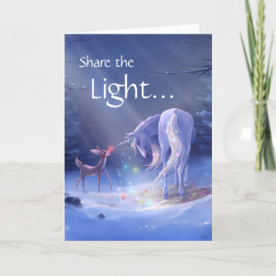 Cartes Pour Fêtes Annuelles Unique Unicorn Rudolph Joyeux Noël