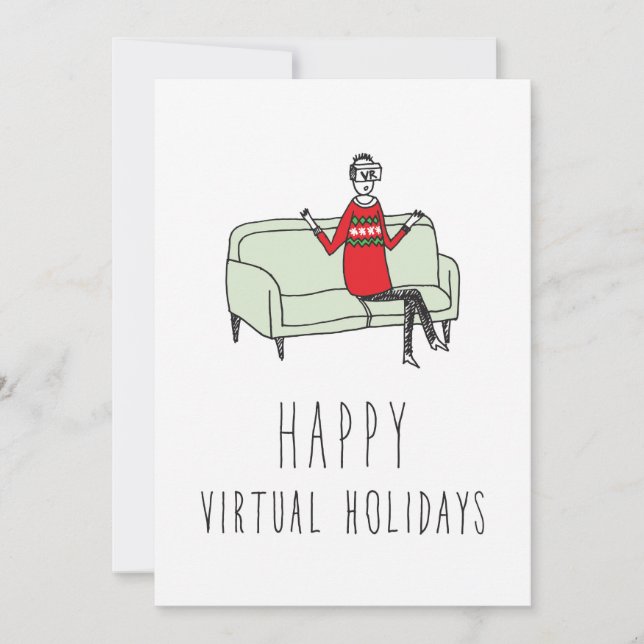Cartes Pour Fêtes Annuelles Uniquement dans la Silicon Valley Greeting Card :  (Devant)
