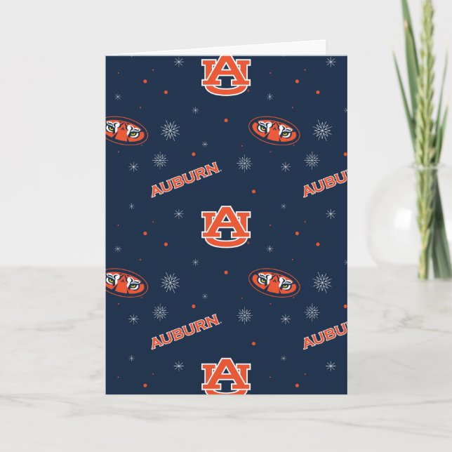 Cartes Pour Fêtes Annuelles Université d'Auburn | Cycle des congés (Devant)