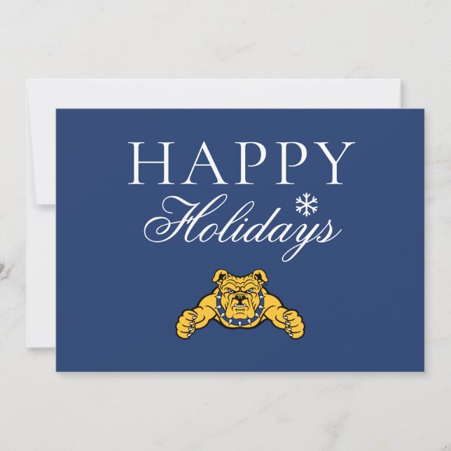 Cartes Pour Fêtes Annuelles Université d'État North Carolina A&T | Bulldog (Devant)
