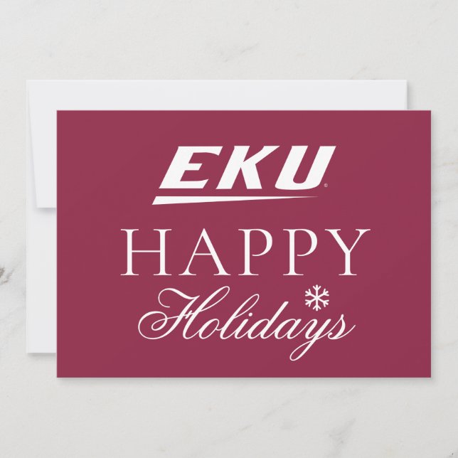 Cartes Pour Fêtes Annuelles Université du Kentucky oriental | EKU (Devant)
