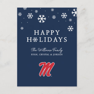 Cartes Pour Fêtes Annuelles Université du Mississippi   Script M