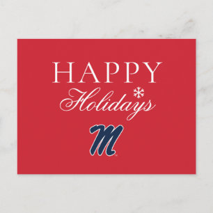 Cartes Pour Fêtes Annuelles Université du Mississippi   Script M