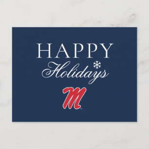 Cartes Pour Fêtes Annuelles Université du Mississippi   Script M