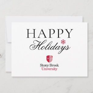 Cartes Pour Fêtes Annuelles Université Stony Brook Marque verbale
