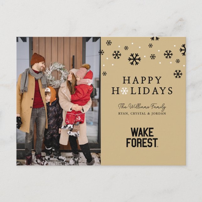 Cartes Pour Fêtes Annuelles Université Wake Forest | Wake Forest (Devant)